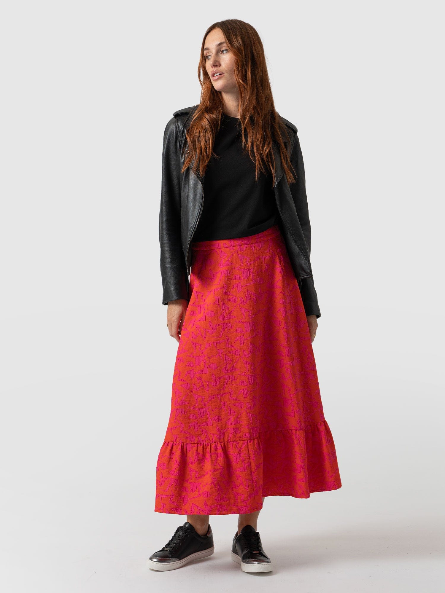 Riley Skirt Festival Jacquard - Women's Skirts | Saint + Sofia® EU